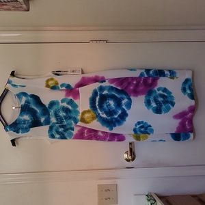 Calvin Klein colorful dress NWT SIZE 10